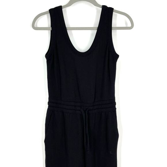 Everlane The French Terry Tie Waist Jumpsuit Black Women's XXS NWOT - Picture 4 of 10
